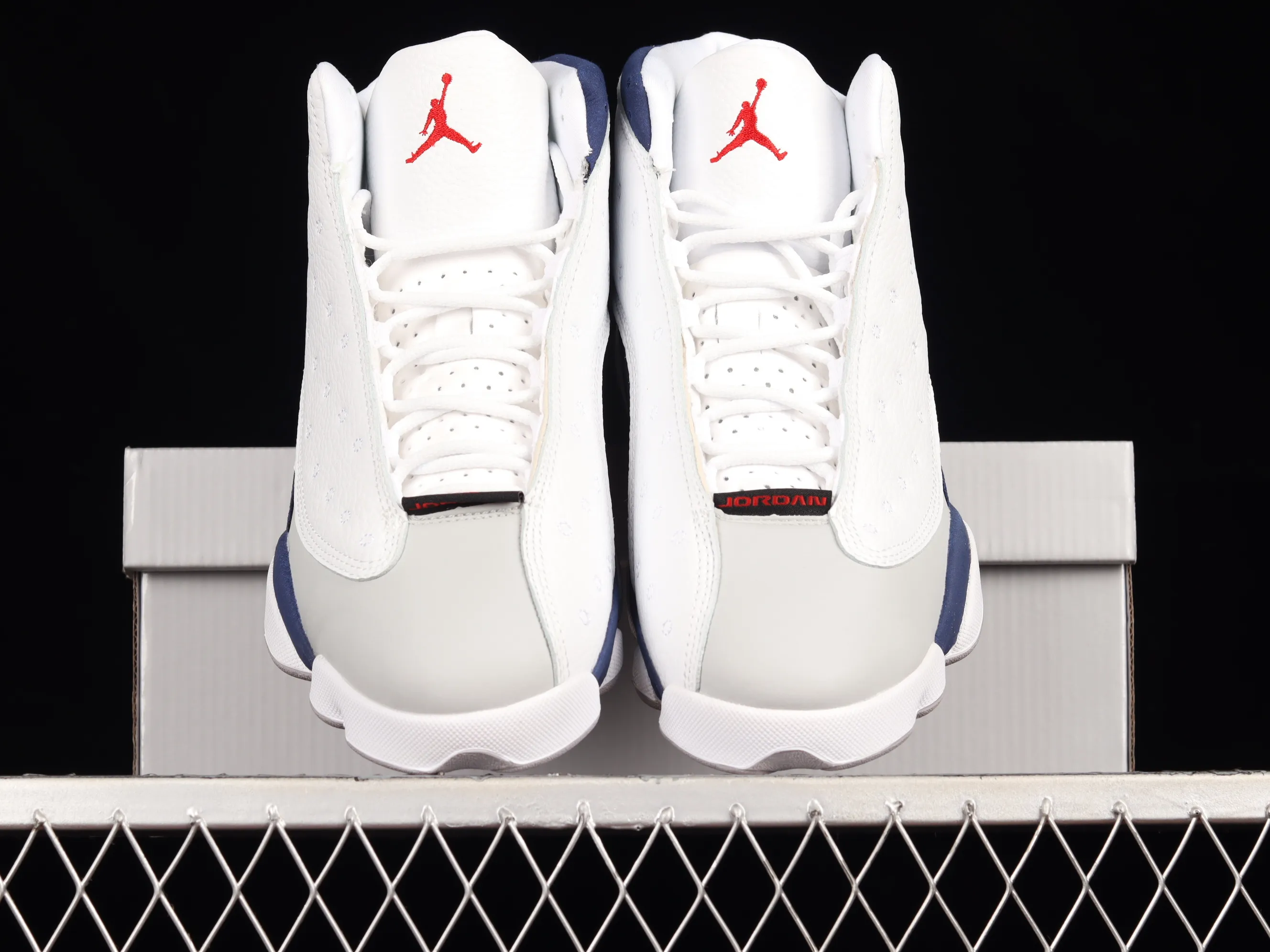 All categories Air Jordan Jordan series basketball shoes Air Jordan 13 Air Jordan 13 "Starfish Orange" AJ13 Joe 13 white and blue 414571-164